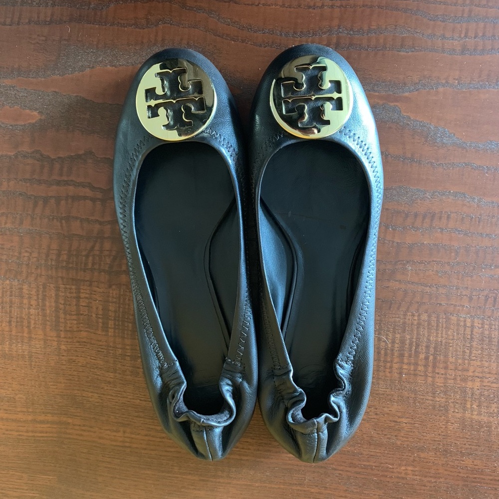 Tory Burch Chocolate Brown Reva ballet flats